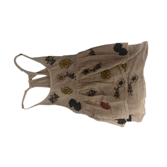 Boom Shankar Floral Ebroidered Tank Top by Natural Life Size Small Good Conditio - Picture 3 of 5